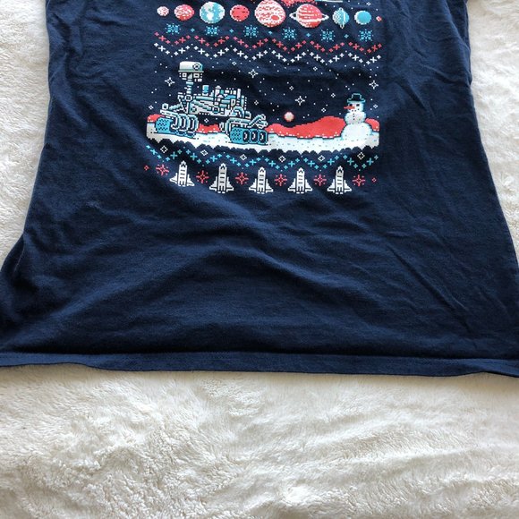 π3 for $15π "Ugly Holiday Sweater" Space Tee - Picture 9 of 11